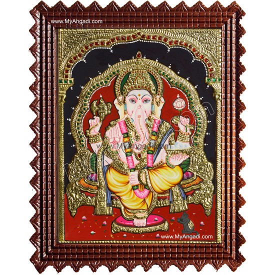 Ganesha Tanjore Painting Ganesha Tanjore Painting