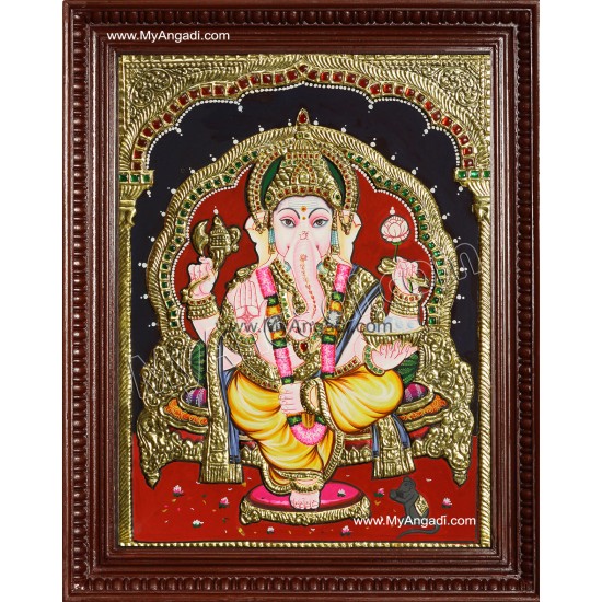 Ganesha Tanjore Painting Ganesha Tanjore Painting