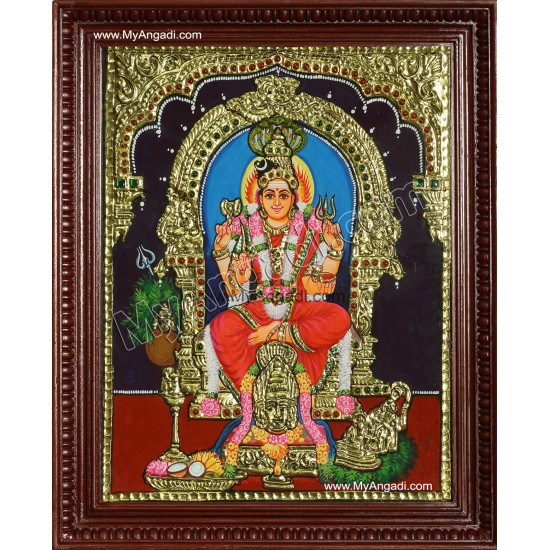 Karumaariamman Tanjore Painting Karumaariamman Tanjore Painting