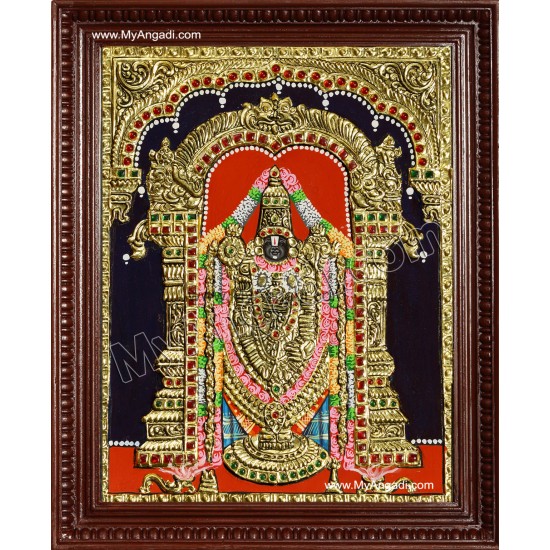 Thirupathi Venkatachalapathi Tanjore Painting