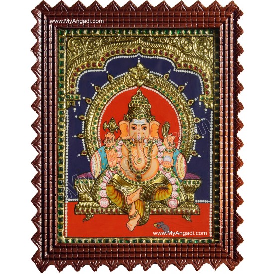 Ganesha Tanjore Painting Ganesha Tanjore Painting