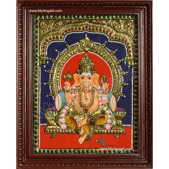 Ganesha Tanjore Painting Ganesha Tanjore Painting
