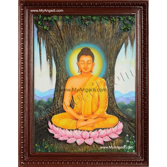 Buddha Tanjore Painting Buddha Tanjore Painting