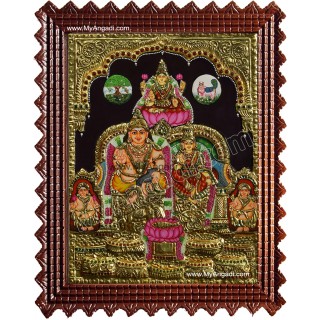 Kubera Lakshmi Tanjore Painting