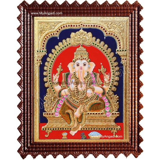 Ganesha Tanjore Painting Ganesha Tanjore Painting