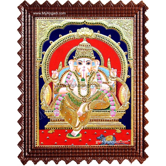 Ganesha Tanjore Painting