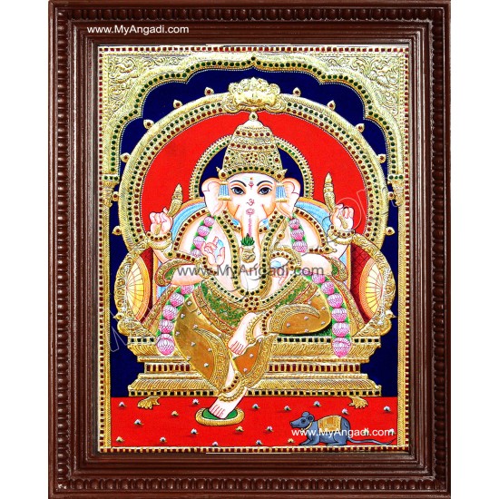 Ganesha Tanjore Painting