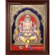 Yellow Dhoti Ganesha Tanjore Painting