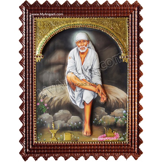 Shirdi Sai Baba Tanjore Painting