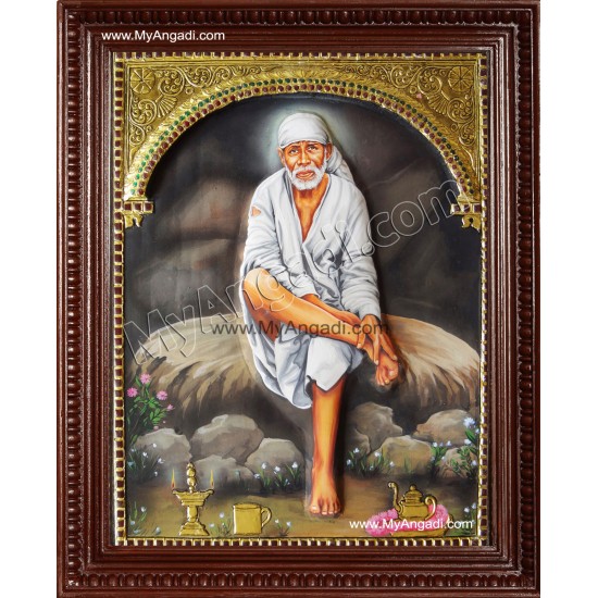 Shirdi Sai Baba Tanjore Painting