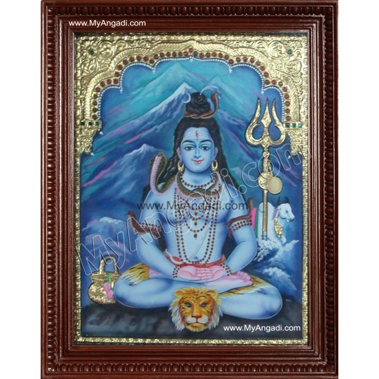 Lord Shiva Tanjore Painting