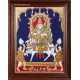 Pradosham Shiva Parvathi in Nandhi Tanjore Painting Pradosham Shiva Parvathi in Nandhi Tanjore Painting