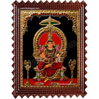 Bhuvaneswari Amman Tanjore Painting