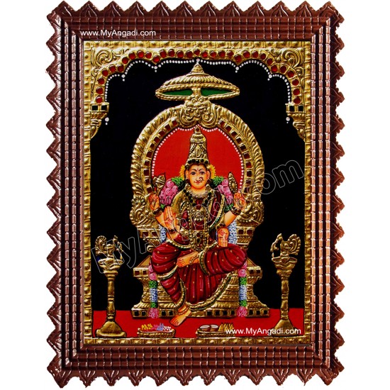 Bhuvaneswari Amman Tanjore Painting Bhuvaneswari Amman Tanjore Painting