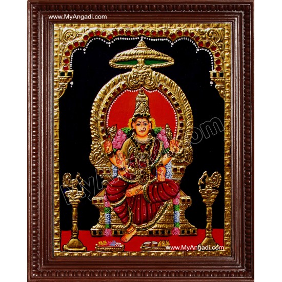 Bhuvaneswari Amman Tanjore Painting