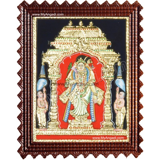 Andal Tanjore Painting