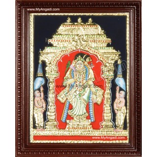 Andal Tanjore Painting