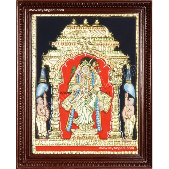 Andal Tanjore Painting