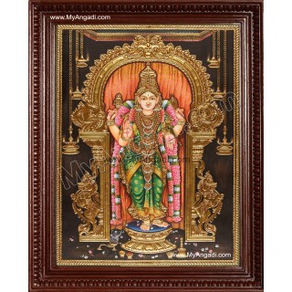 Meenakshi Amman Tanjore Painting