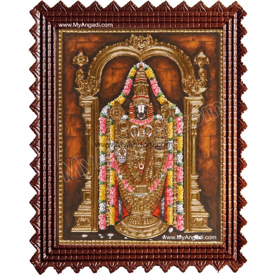 Thirupathi Balaji Tanjore Painting