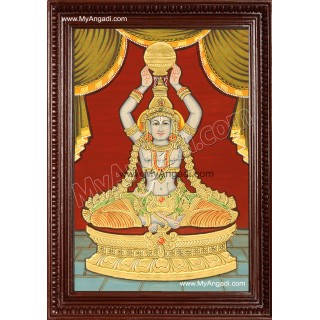 Lord Vishnu Tanjore Painting