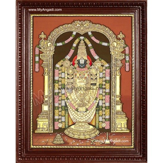 Thirupathi Balaji Tanjore Painting