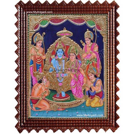 Ramar Durbar Tanjore Painting