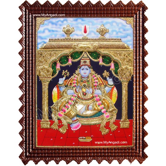 Krishna sitting Tanjore Painting Krishna sitting Tanjore Painting