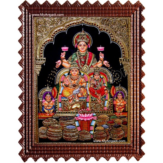 Kubera Lakshmi Tanjore Painting