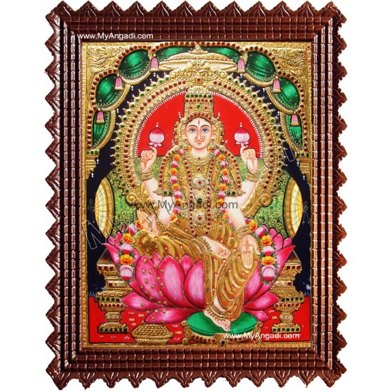 Iswarya Lakshmi Tanjore Painting