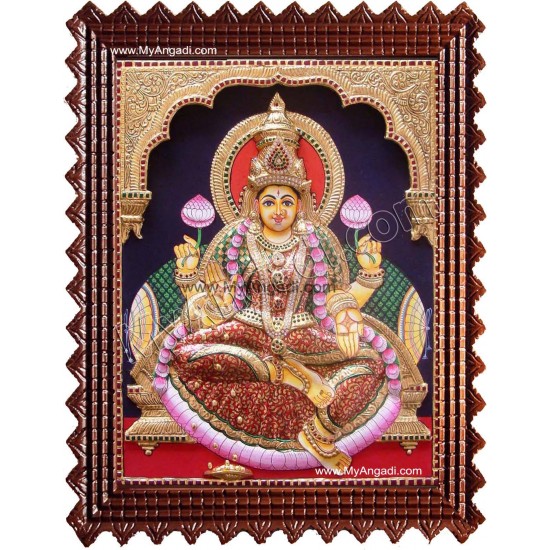 Iswarya Lakshmi Tanjore Painting