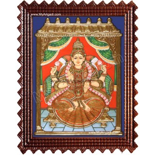 Iswarya Lakshmi Tanjore Painting