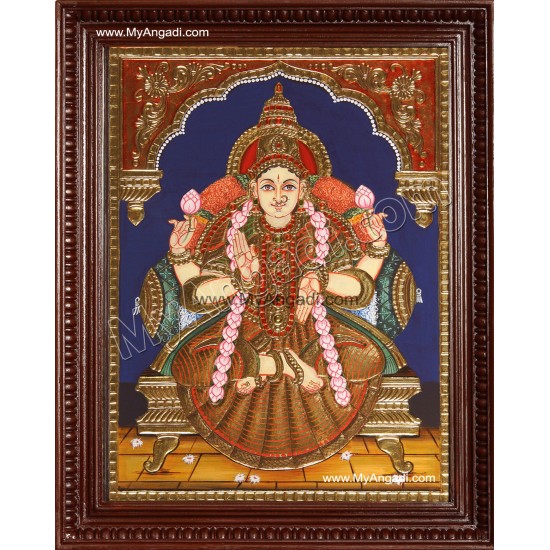 Iswarya Lakshmi Tanjore Painting