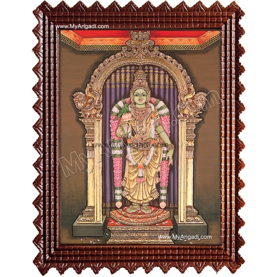 Madurai Meenatchi Amman Tanjore Painting Madurai Meenatchi Amman Tanjore Painting