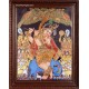 Krishna Playing Flute Tanjore Painting