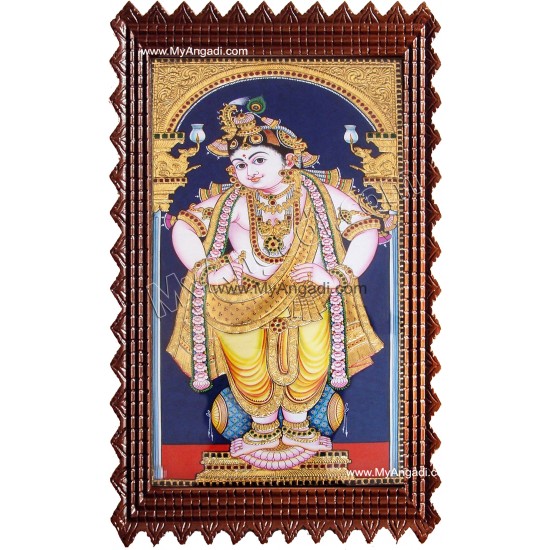 Vittobha Krishna Tanjore Painting