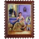 Krishna with Yasotha with Butter Pot Tanjore Painting