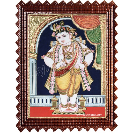 Vittobha Krishna Tanjore Painting Vittobha Krishna Tanjore Painting