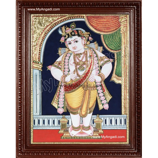 Vittobha Krishna Tanjore Painting Vittobha Krishna Tanjore Painting