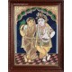 Krishna with Rukmani Tanjore Painting Krishna with Rukmani Tanjore Painting