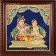 Jada Krishna Tanjore Painting