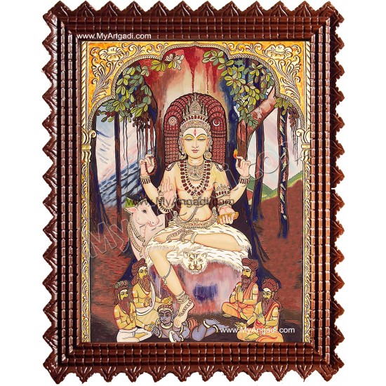 Dakshinamurthy Tanjore Painting