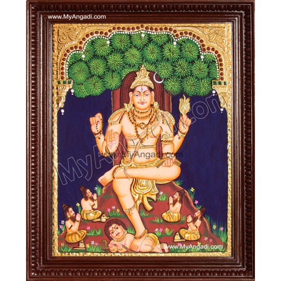 Dakshinamurthy Tanjore Painting