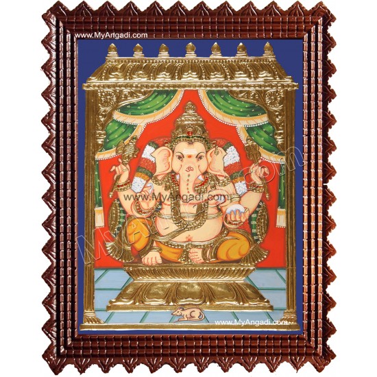 Ganesha Tanjore Painting