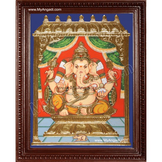 Ganesha Tanjore Painting