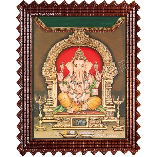 Ganesha Tanjore Painting