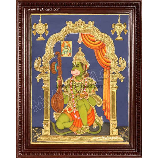 Hanuman Tanjore Painting