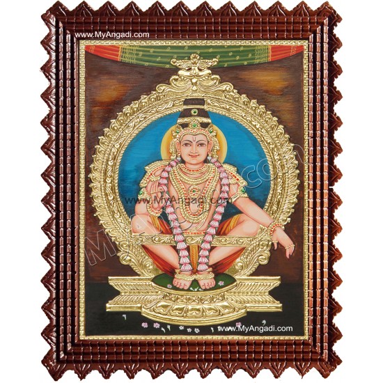 Iyyappan Tanjore Painting