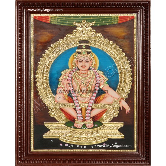 Iyyappan Tanjore Painting