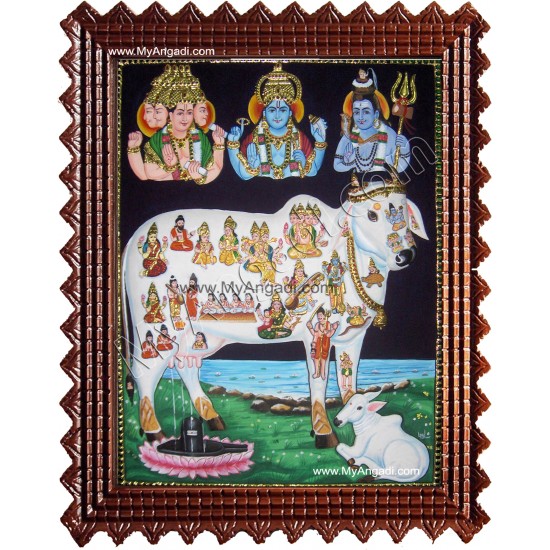 Komatha Tanjore Painting Komatha Tanjore Painting